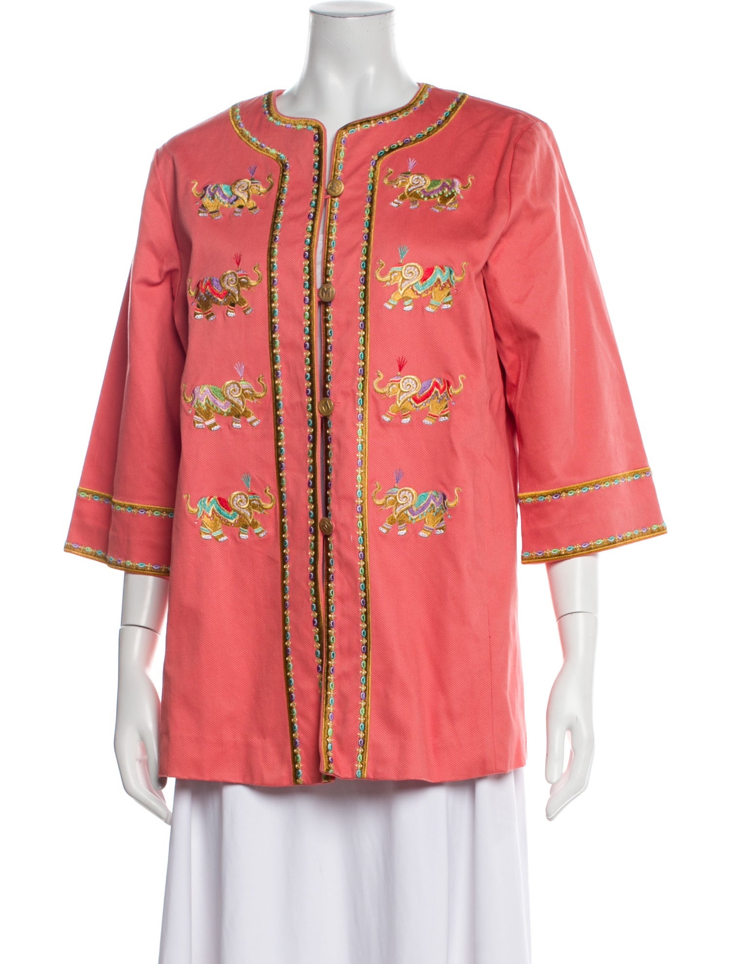 Bob Mackie Printed Jacket