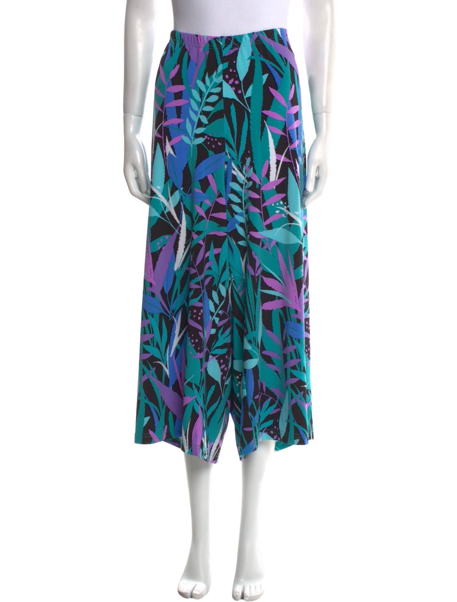 Bob Mackie Printed Wide Leg Pants