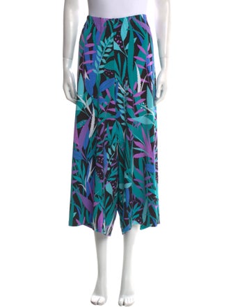 Bob Mackie Printed Wide Leg Pants