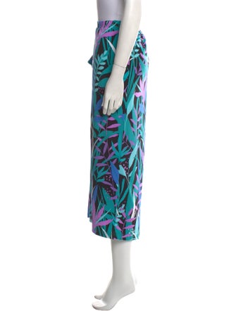 Bob Mackie Printed Wide Leg Pants