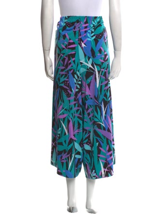 Bob Mackie Printed Wide Leg Pants