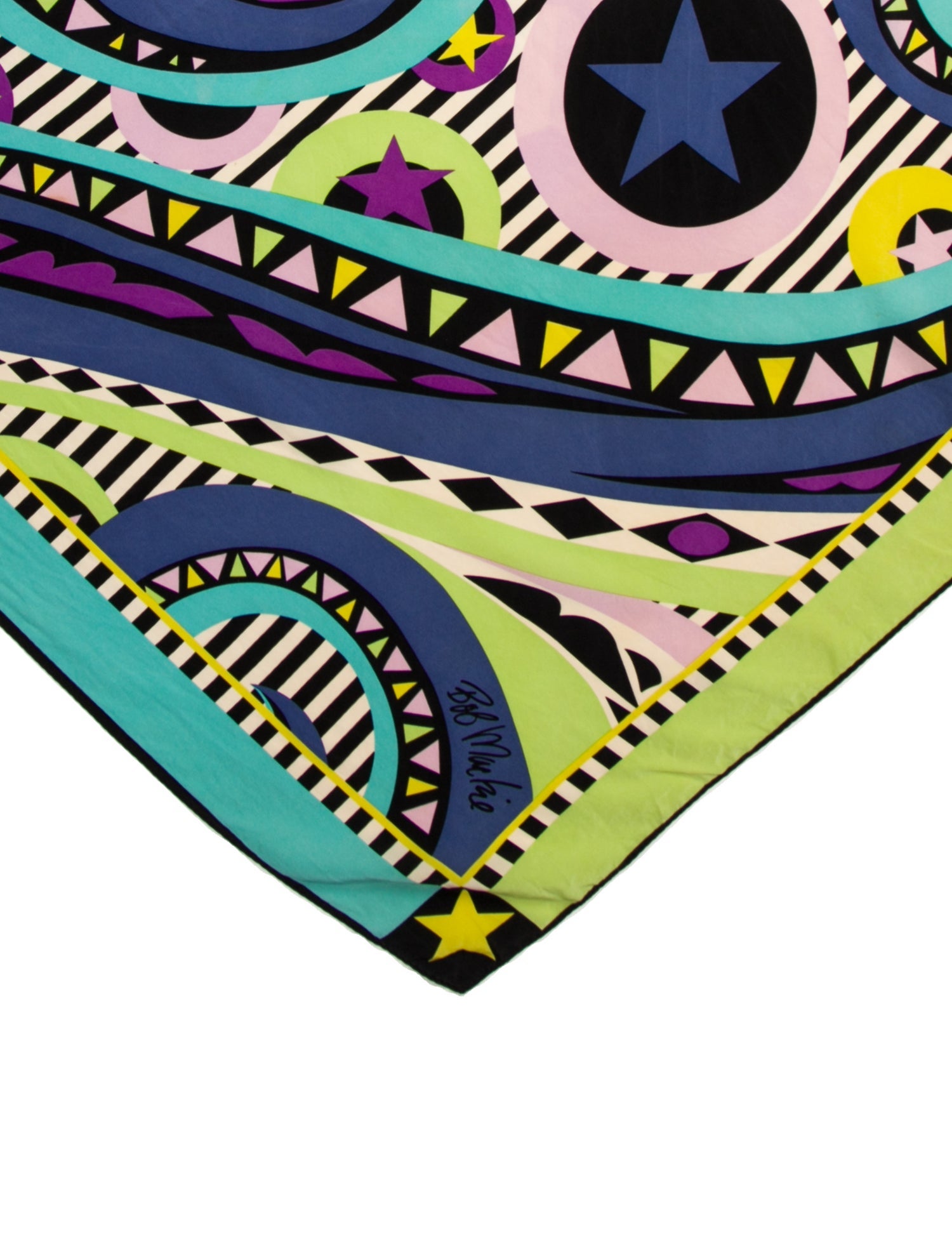 Bob Mackie Silk Printed Scarf