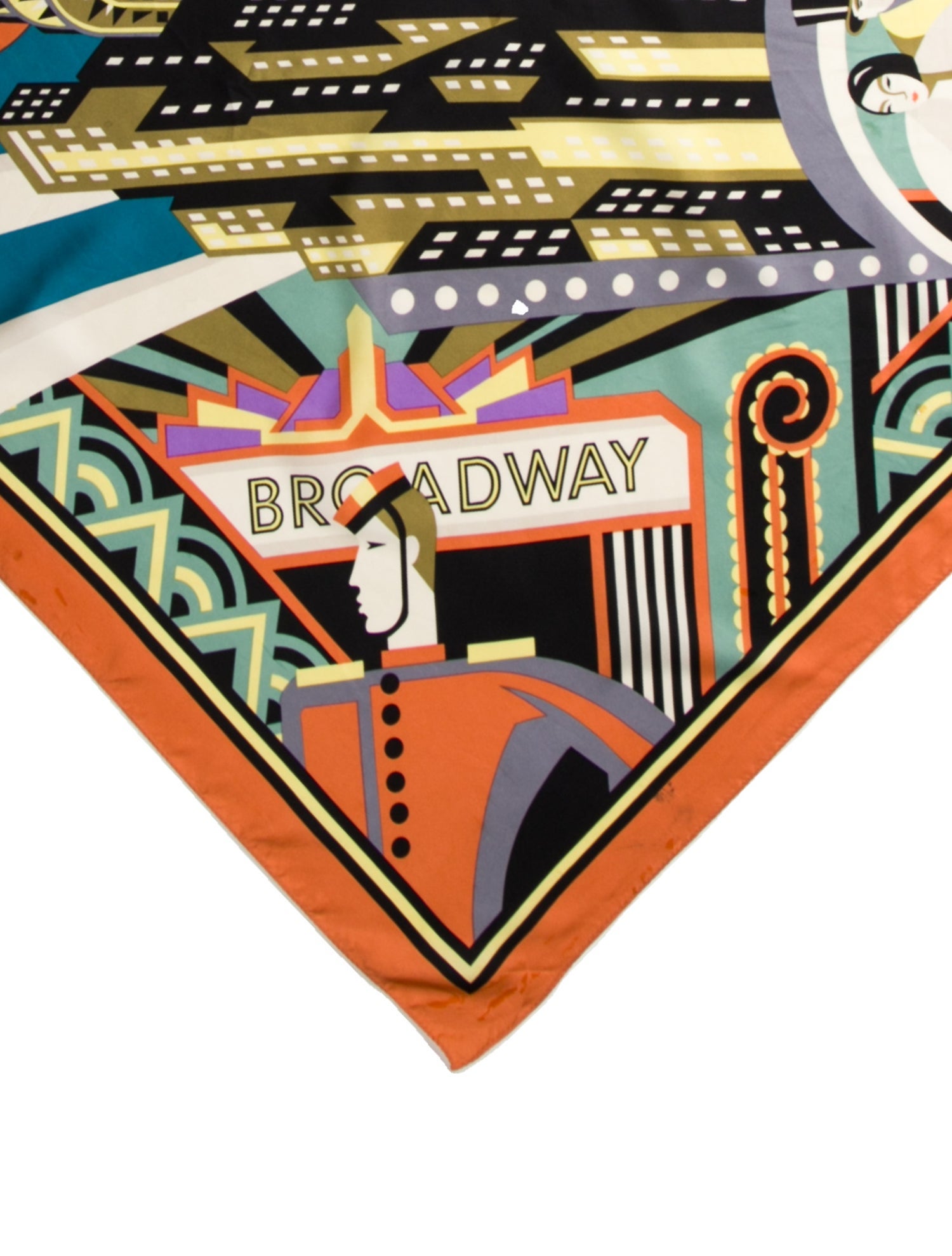 Bob Mackie Silk Printed Scarf