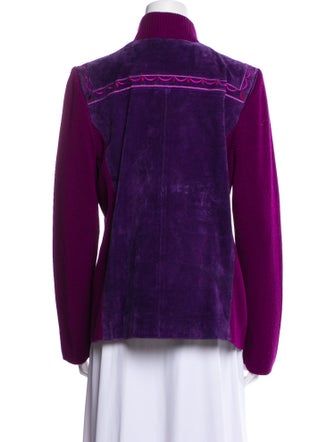 Bob Mackie Leather Evening Jacket