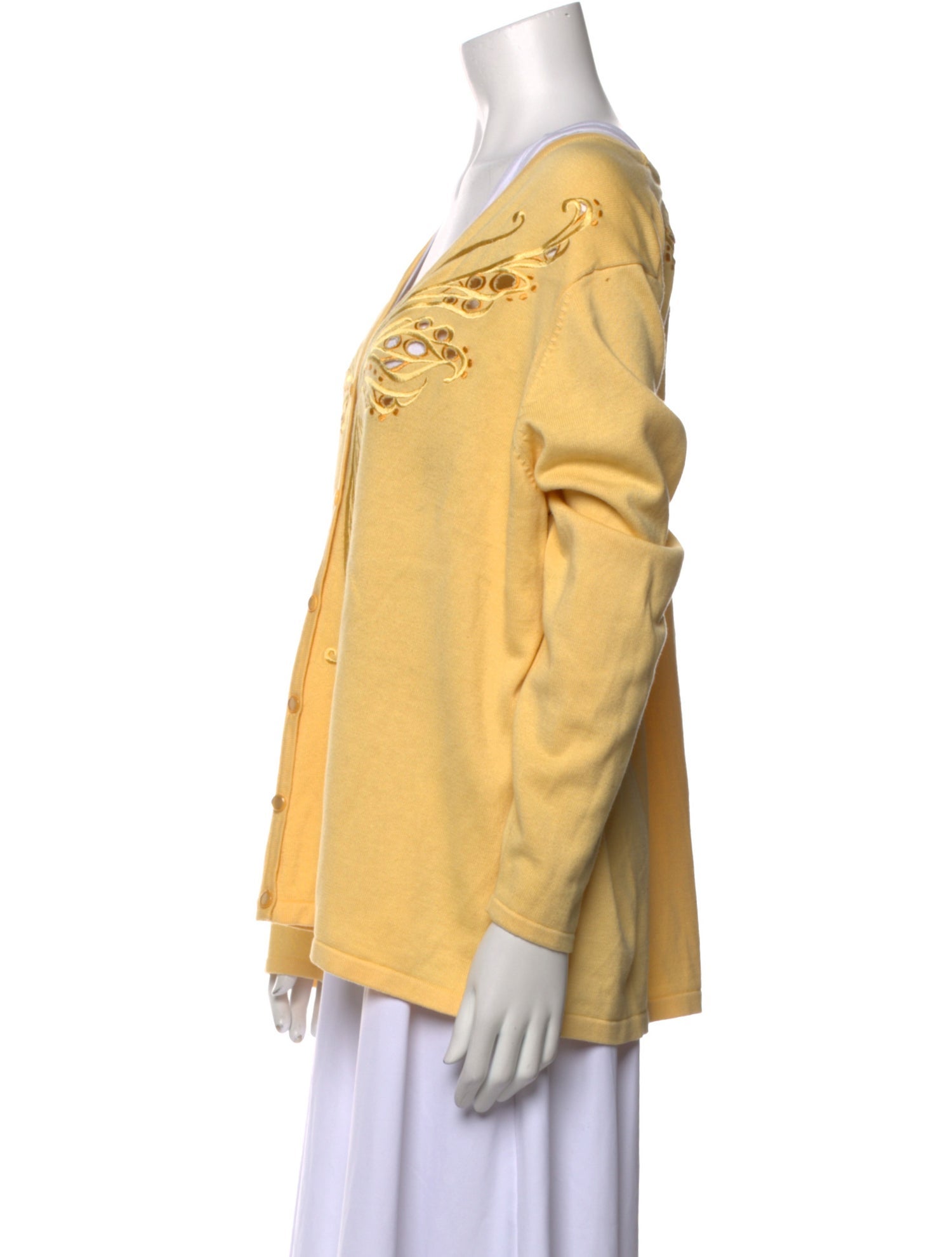 Bob Mackie V-Neck Sweater