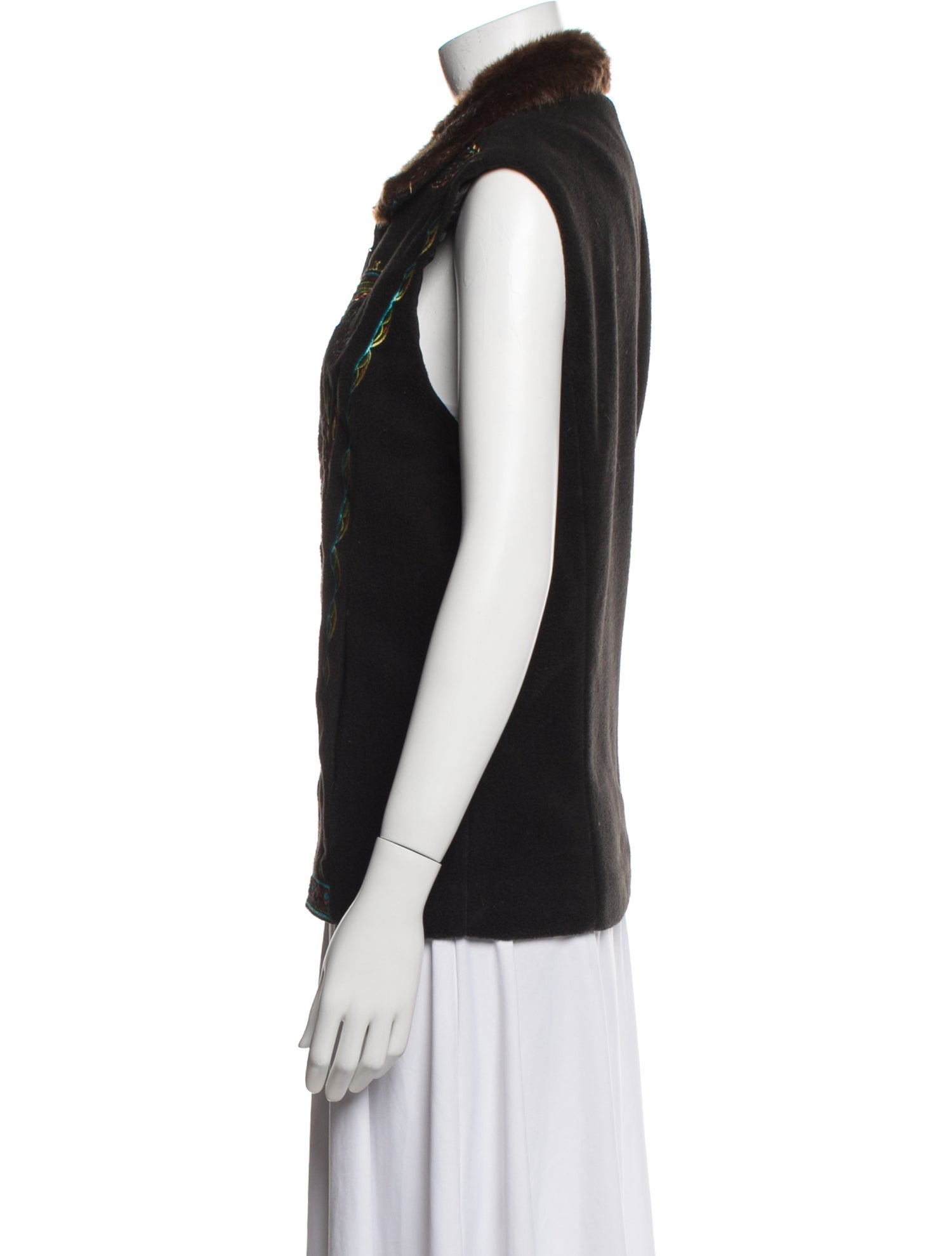 Bob Mackie Printed Vest