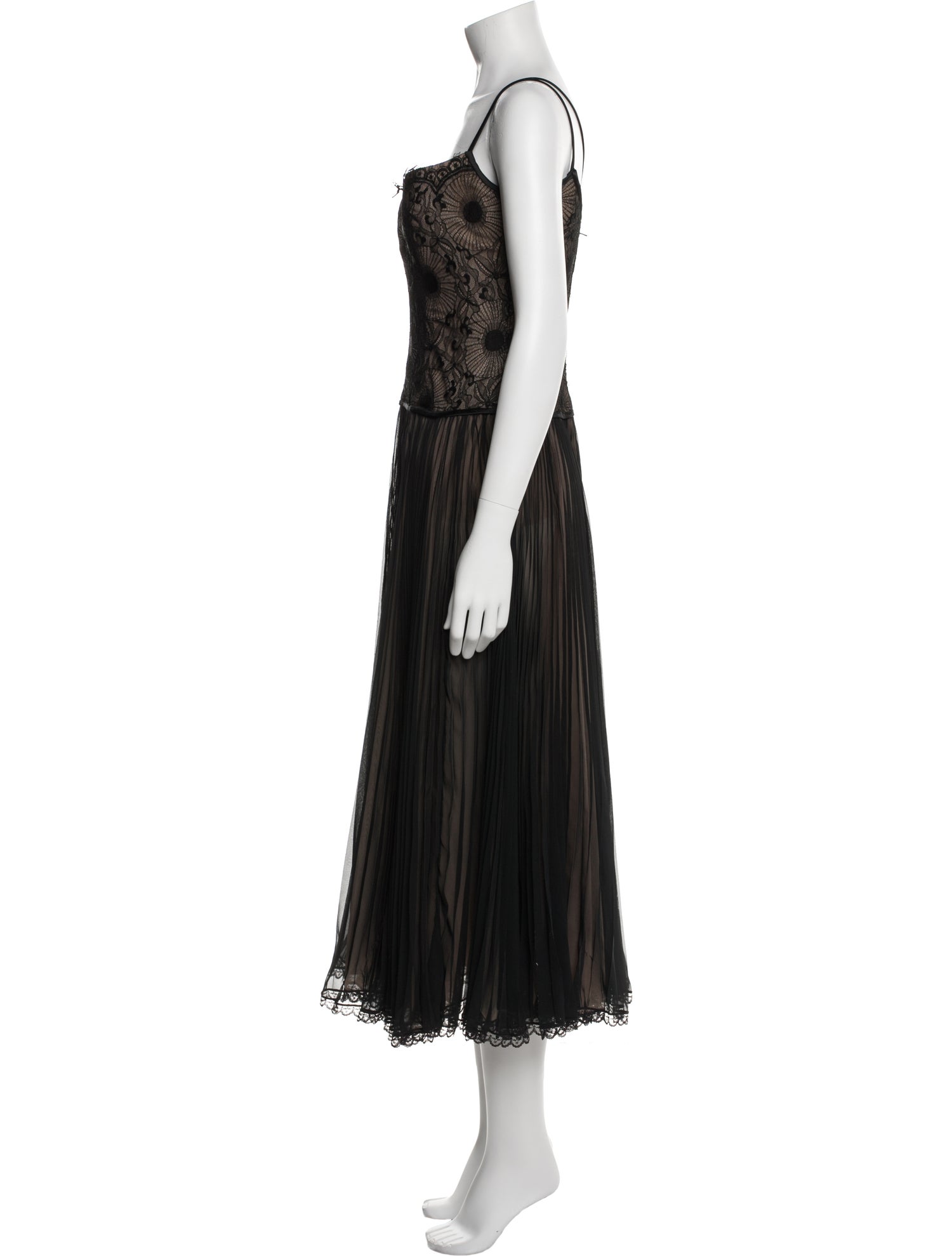 Bob Mackie Square Neckline Long Dress