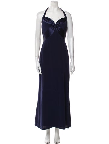 Bob Mackie Dresses Halterneck Midi Length Dress US 8 | M