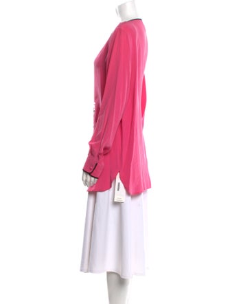 Bob Mackie Silk Floral Print Tunic