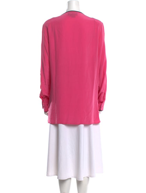 Bob Mackie Silk Floral Print Tunic