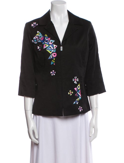 Bob Mackie Printed Evening Jacket