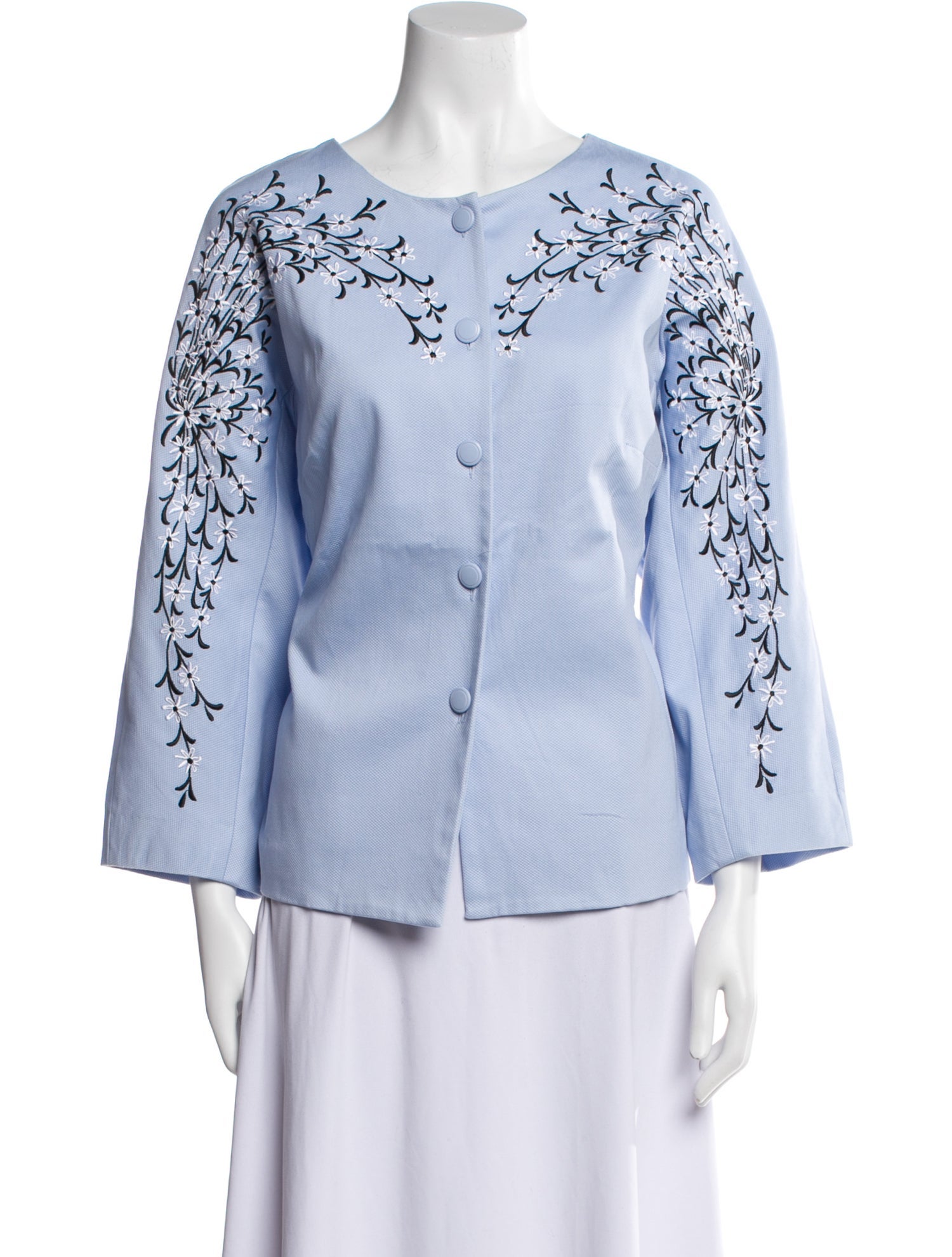 Bob Mackie Floral Print Evening Jacket