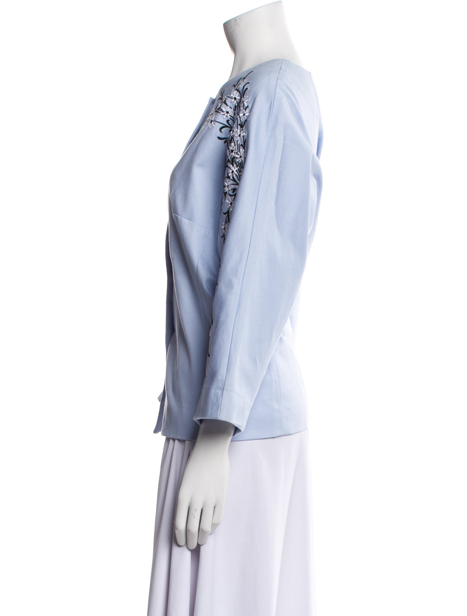 Bob Mackie Floral Print Evening Jacket