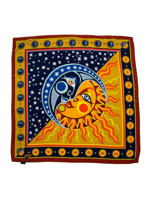 Bob Mackie Silk Printed Scarf