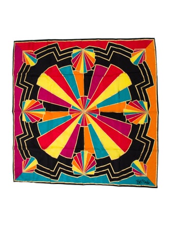 Bob Mackie Silk Printed Scarf