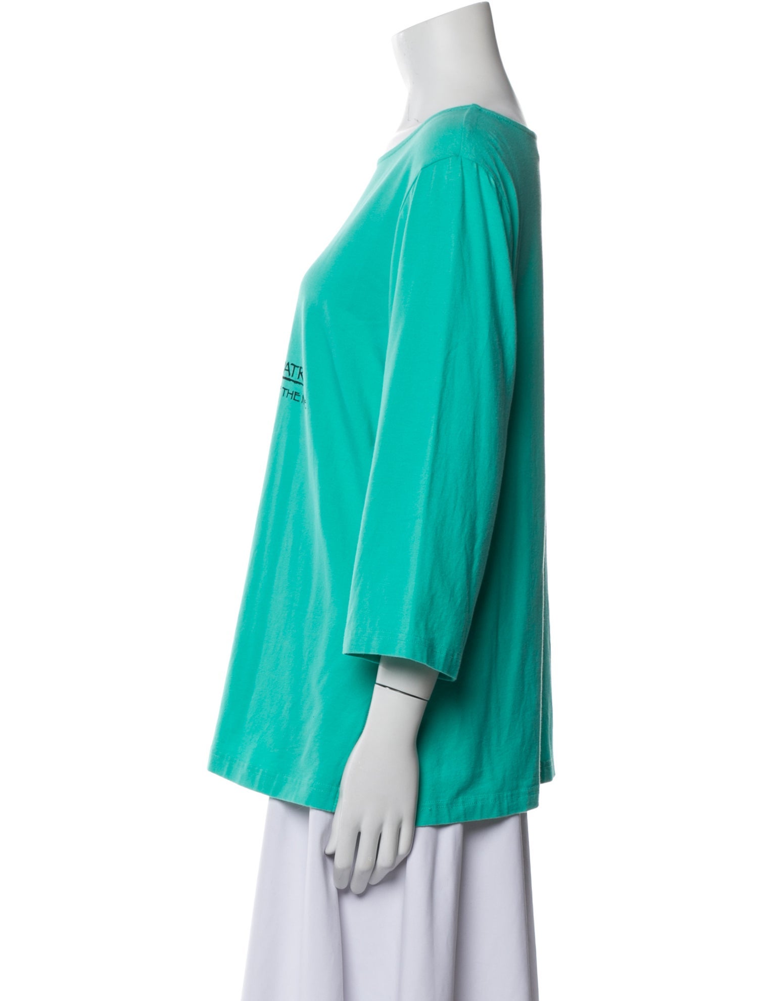 Bob Mackie Graphic Print Scoop Neck T-Shirt