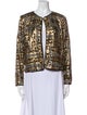 Bob Mackie Printed Evening Jacket