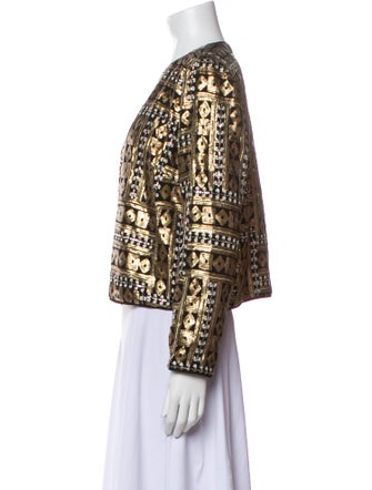 Bob Mackie Printed Evening Jacket