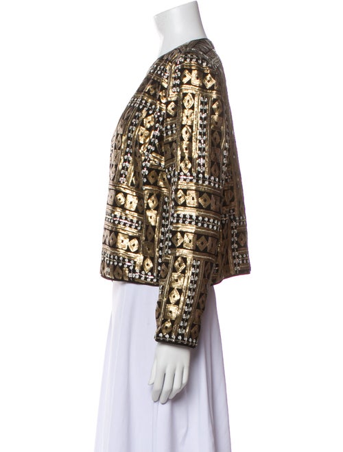 Bob Mackie Printed Evening Jacket