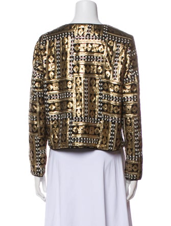 Bob Mackie Printed Evening Jacket