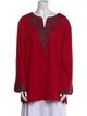 Bob Mackie V-Neck Long Sleeve Tunic
