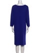 Bob Mackie Scoop Neck Knee-Length Dress
