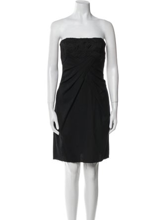 Bob Mackie Strapless Mini Dress