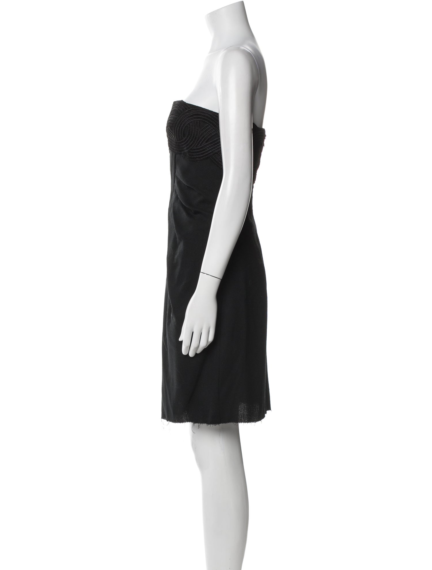 Bob Mackie Strapless Mini Dress