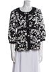 Bob Mackie Linen Printed Evening Jacket