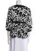 Bob Mackie Linen Printed Evening Jacket