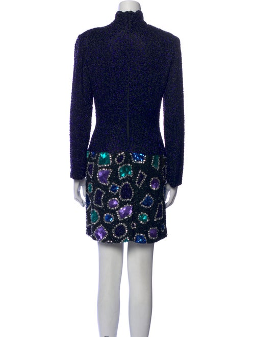 Bob Mackie Turtleneck Mini Dress