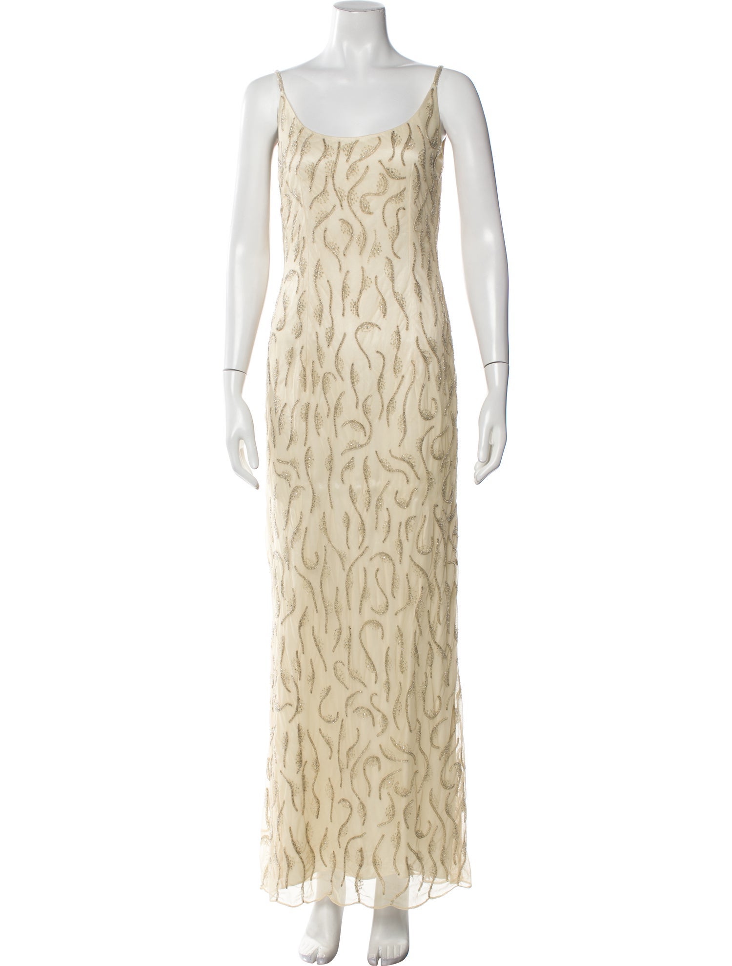 Bob Mackie Printed Long Dress