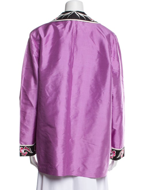 Bob Mackie Silk Printed Evening Jacket