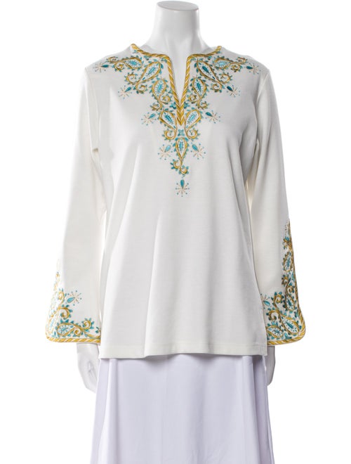 Bob Mackie Printed V-Neck Tunic