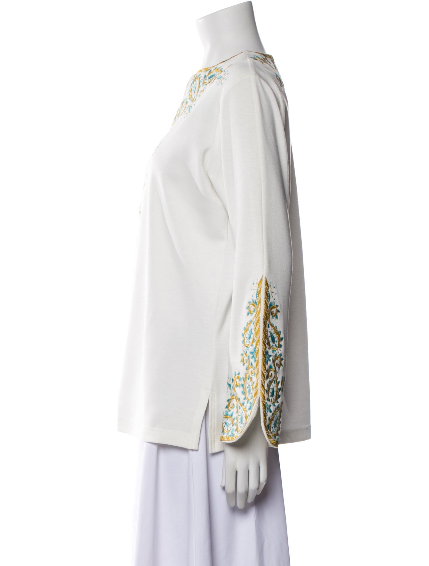 Bob Mackie Printed V-Neck Tunic