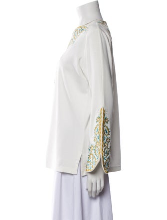 Bob Mackie Printed V-Neck Tunic