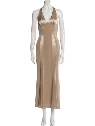 Bob Mackie Halterneck Long Dress