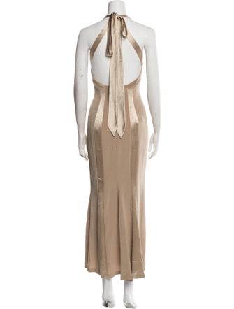 Bob Mackie Halterneck Long Dress