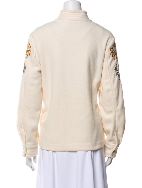 Bob Mackie Patterned Bomber Jacket