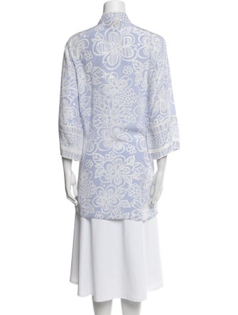 Bob Mackie Silk Printed Tunic