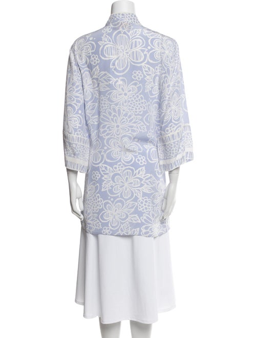 Bob Mackie Silk Printed Tunic