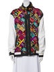 Bob Mackie Printed Bomber Jacket
