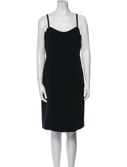 Bob Mackie Square Neckline Knee-Length Dress