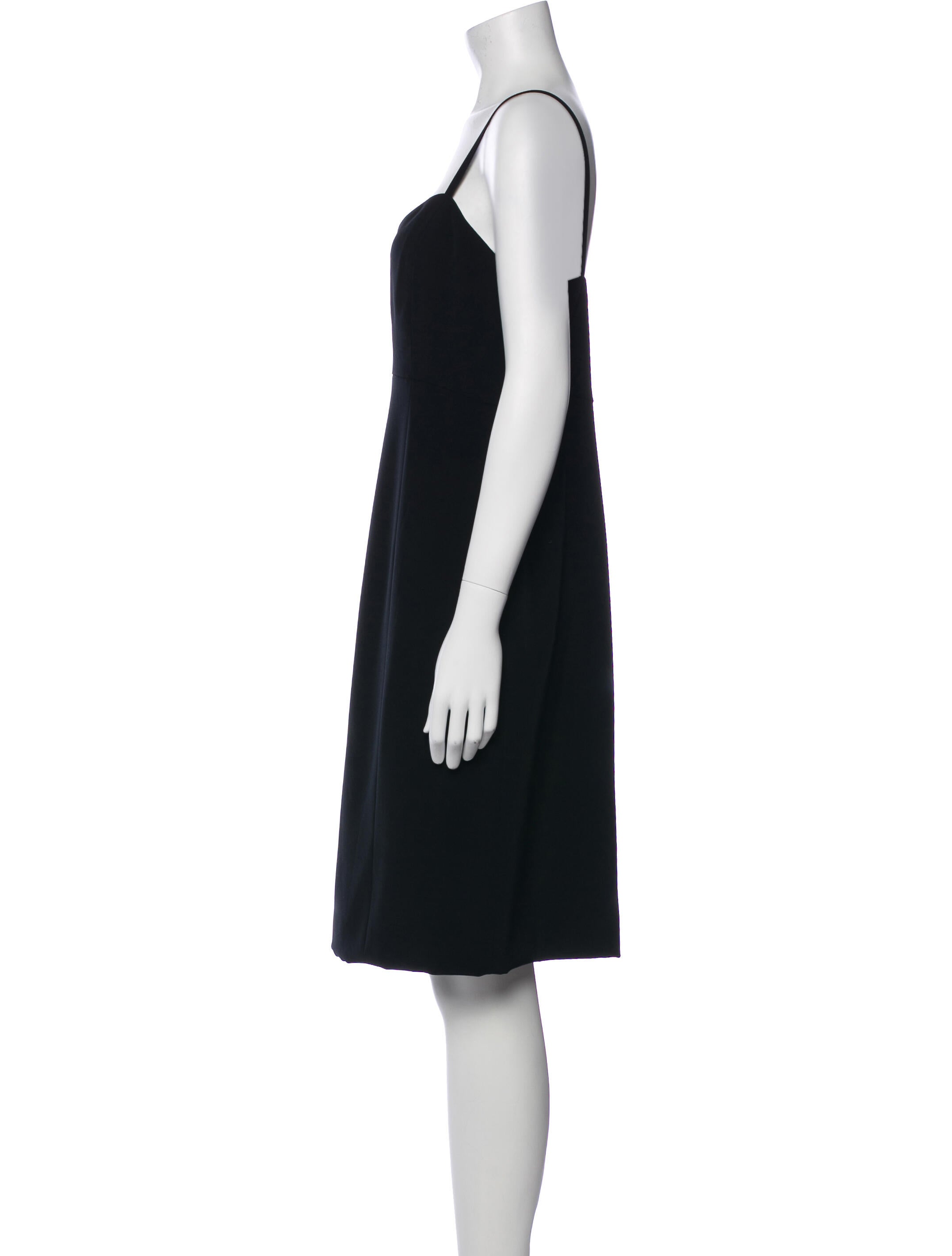 Bob Mackie Square Neckline Knee-Length Dress