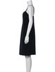 Bob Mackie Square Neckline Knee-Length Dress