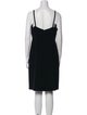 Bob Mackie Square Neckline Knee-Length Dress