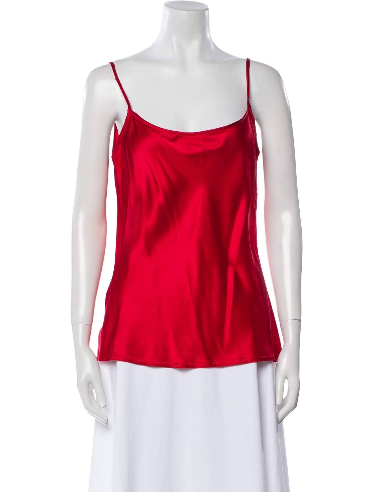 Bob Mackie Square Neckline Sleeveless Top