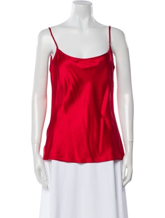 Bob Mackie Square Neckline Sleeveless Top