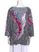 Bob Mackie Printed Scoop Neck Tunic
