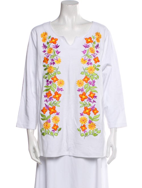 Bob Mackie Printed V-Neck Tunic
